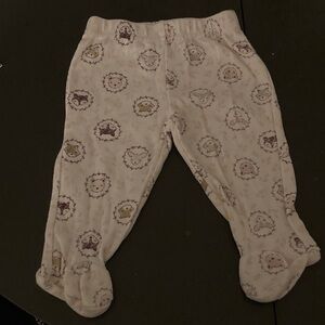 Adorable White and Purple Kids One Piece